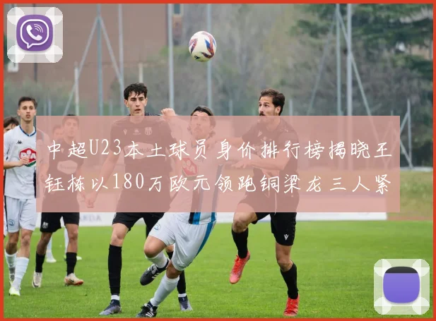 中超U23本土球员身价排行榜揭晓王钰栋以180万欧元领跑铜梁龙三人紧随其后